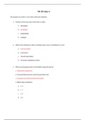 NR 283 Pathophysiology Quiz 4 / NR283 Quiz 4 (Latest, 2020): Chamberlain College of Nursing (This is the latest version, download to score A)