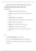 NR283 Exam 1 Study Guide, NR283 Exam 2 Study Guide, NR283 Exam 3 Study Guide, NR 283 Final Exam Study Guide  (Concept Review ) (Latest): Pathophysiology: Chamberlain College of Nursing ( Latest versions, download to score A)