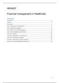 Summary - HPI4007 Financial Management of Healthcare