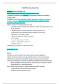 NR 509 Final Exam Study Guide : Chamberlain College of Nursing (2020) (Already graded A, this is latest version) 