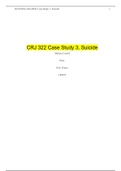 CRJ 322 Case Study 3, Suicide : 2019/20 complete graded guide,  Strayer University.