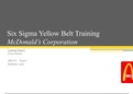 OPS 571 Week 5 Team Assignment, Six Sigma Yellow Belt Training