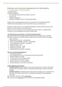 Lecture notes Business and Consumer Perspectives on Food Quality (FQD10306)