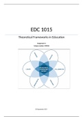 EDC1015 ASSIGNMENT 1 and 2- 2019-