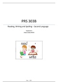 PRS 303b assignment 2 -Marked-2019