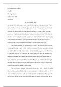 The English Lyric Response Paper My Last Duchess (Robert Browning)