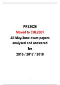 PRS2026 - now with code CHL2601