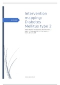 IT3 Intervention Mapping- Diabetes Mellitus type 2- stap 1 t/m 6- Cijfer 8