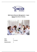 Module opdracht Recruitment & Planning (NCOI Human Resource Management HRM) Cijfer: 8,5
