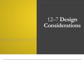 12–7 Design Considerations