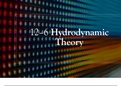 12–6 Hydrodynamic Theory.