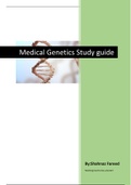 Medical genetics study guide