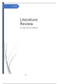 An easy way of writing a Litrature Review