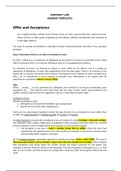 Contract Law - ANSWER TEMPLATES FOR PQs 