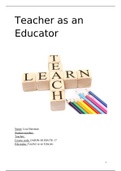 Teacher as an educator portfolio
