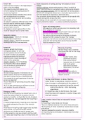 Memory and forgetting mind-map