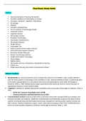 NR 599 Final Exam Study Guide / NR599 Final Exam Study Guide  (Latest 3 Versions ): Chamberlain College Of Nursing (Download to score A)