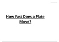 7.3 How Fast Does a Plate Move (Chapter 7: Plate Tectonics)