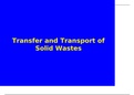 Transportation method of Solid waste