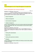 C783 Project Management Unit 3 Project Management Concepts Quiz
