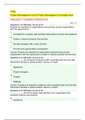 C783 Project Management Unit 2 Project Management Concepts Quiz