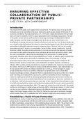 Paper 3 - Private-public partnerships: Ensuring effective collaborations