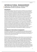 Paper - Intercultural Management: Complexity and importance of intercultural management within volunteer tourism