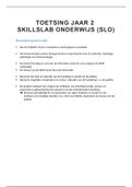 TOETSING JAAR 2  Skillslab Onderwijs (SLO) o.a. met uitgewerkte MEWS en SBAR 