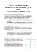 Elementair balanslezen, 4e druk Gehele boek   H10 Finan. Man. van non-profit organisaties