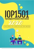 IOP1501 Study Pack 