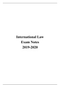 International law exam notes