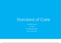 HLT 305 Topic 2 Assignment; Standards of Care and Medical Practice