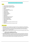 NR 599 Final Exam Study Guide / NR599 Final Exam Study Guide – Final Exam, Midterm Exam, Midterm Feedback and some MCQ & Answer (Latest 2020): Chamberlain College Of Nursing (NEW GUIDE) 
