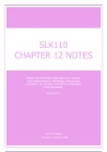 SLK110 Chapter 12