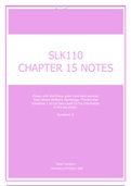 SLK110 Chapter 15