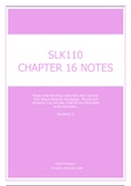 SLK110 ALL NOTES