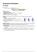 LEVEL 7 IB Biology notes - Topic 10: Genetics & Evolution