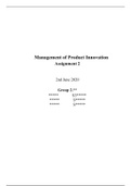 Management of product innovation Assignment 2 Digcam