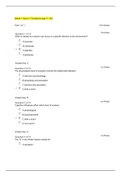 PSYC 304 Quizzes 1-8 with Answers.