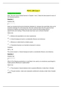 PSYC 290 Quiz 1 / PSYC290 Quiz 1: Psychology(NEW 2020):  Athabasca University (ANSWERS VERIFIED 100% CORRECT)