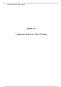 3-HRM 546 week 6 Individual Assignment: Employee Handbook, University of Phoenix