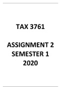 TAX3761 ASSIGNMENT 2