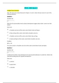 PSYC 290 Quiz 3 / PSYC290 Quiz 3: Psychology(Version 2,Latest 2020): Athabasca University(ANSWERS VERIFIED ALL CORRECT)