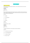 PSYC 290 Quiz 4 / PSYC290 Quiz 4: Psychology(Version 2,Latest 2020): Athabasca University(ANSWERS VERIFIED ALL CORRECT)