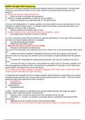  NURS 126 High Risk Pregnancy Exam questions & Answers,Already graded A.