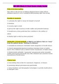 NR 599 Final Exam Study guide / NR599 Final Exam Study guide (Version 2)(Latest 2020): Chamberlain College Of Nursing (VERIFIED ALL CORRECT)