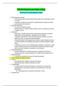 NR 599 Final Exam Study guide / NR599 Final Exam Study guide (Version 1,NEWEST 2020): Chamberlain College Of Nursing (Verified,Download to score A) 