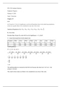 PSY 520 Topic 7 Exercise Chapter 19 and 20, (Latest New 2-Versions):-Grand Canyon University