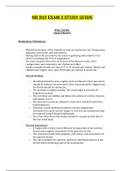 NR 302 EXAM 3 STUDY GUIDE LATEST / NR302 EXAM 3 STUDY GUIDE LATEST | LATEST 2020:Chamberlain College of Nursing (100% SATISFACTIONS) 