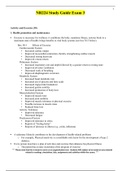NR224 EXAM 3 STUDY GUIDE / NR 224 EXAM 3 STUDY GUIDE(Updated, 2020): CHAMBERLAIN COLLEGE OF NURSING(Verified,Download to score A) 